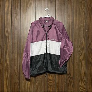 Adidas Purple Windbreaker with White Accents